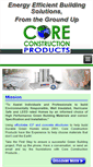 Mobile Screenshot of core-construction-products.com